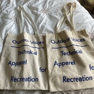 Outdoor voices tote bundle